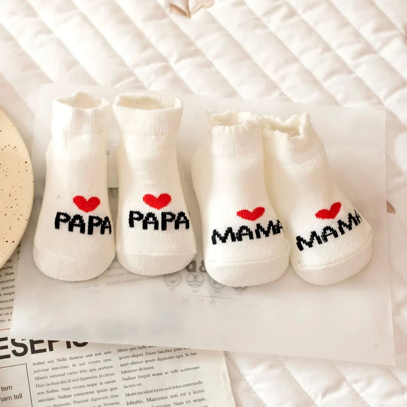 Bebisstrumpor – "I Love Mama" & "I Love Papa"