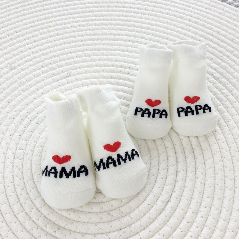Bebisstrumpor – "I Love Mama" & "I Love Papa"