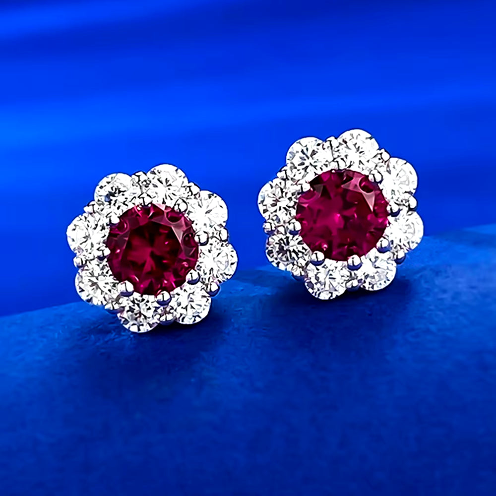 Evelyn Flower Studs