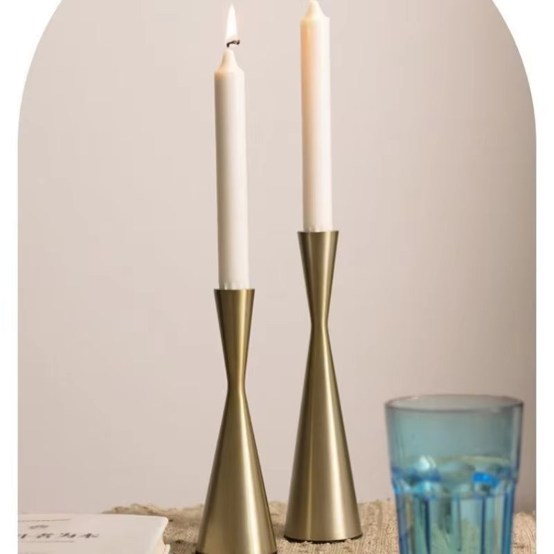 Vintageinspirerad Guldljusstake