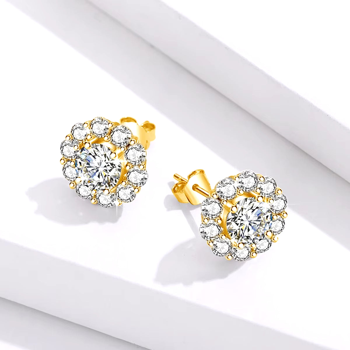 Lumière Moissanite Studs