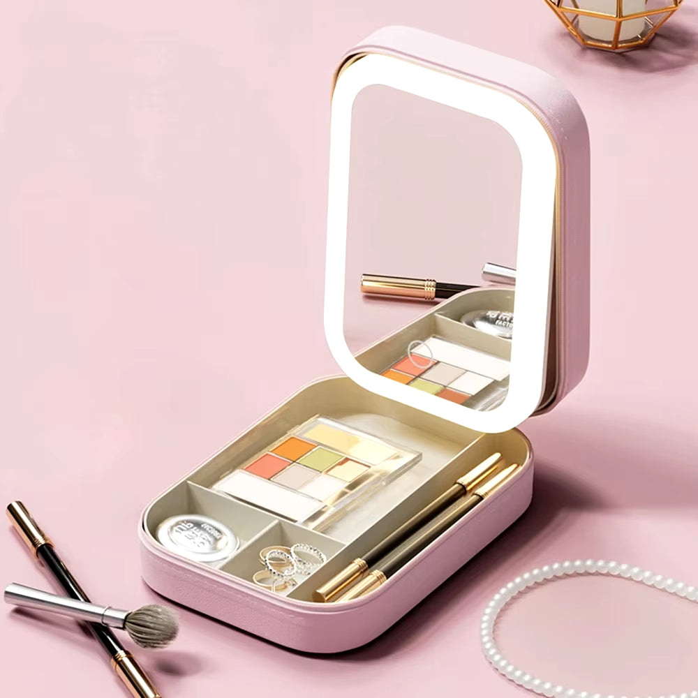 Éclat Makeupväska med LED-spegel