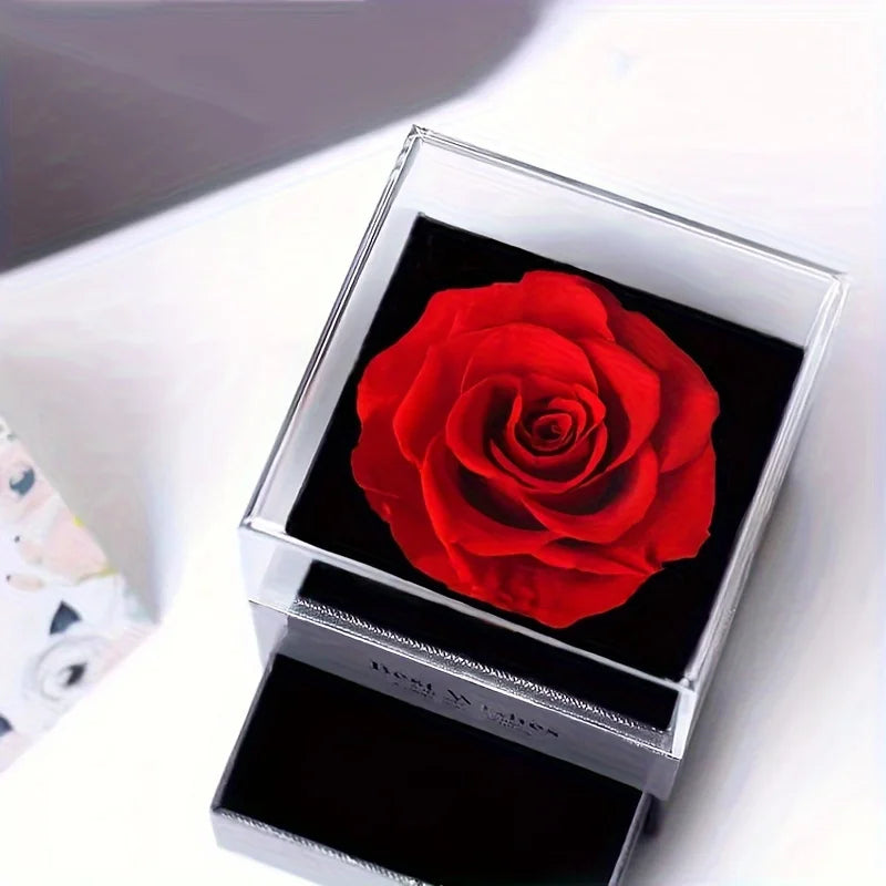 Amour Pendant – Evigt Hjärta i Lyxig Rosbox