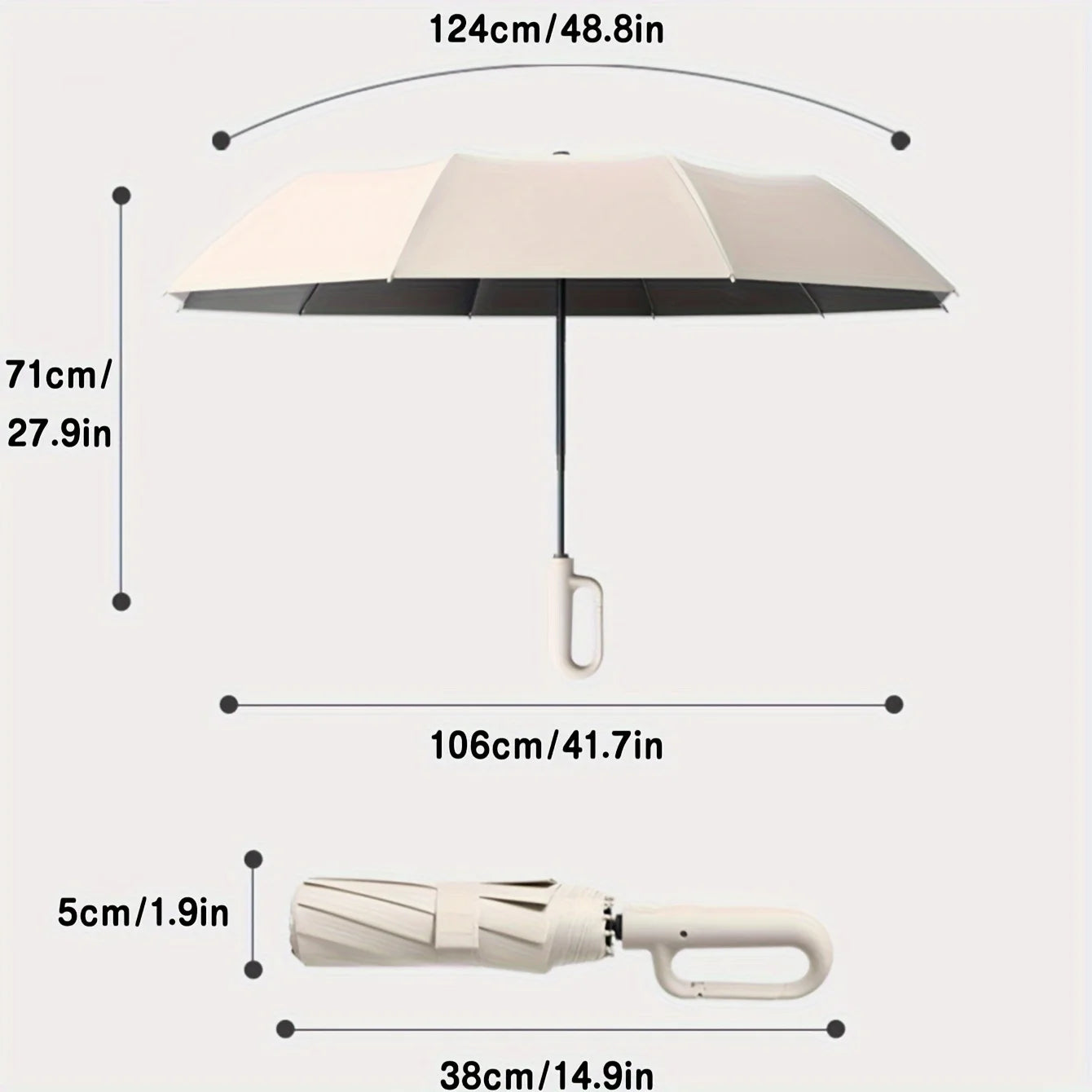 Stormsäkert Paraply Med Reflex 