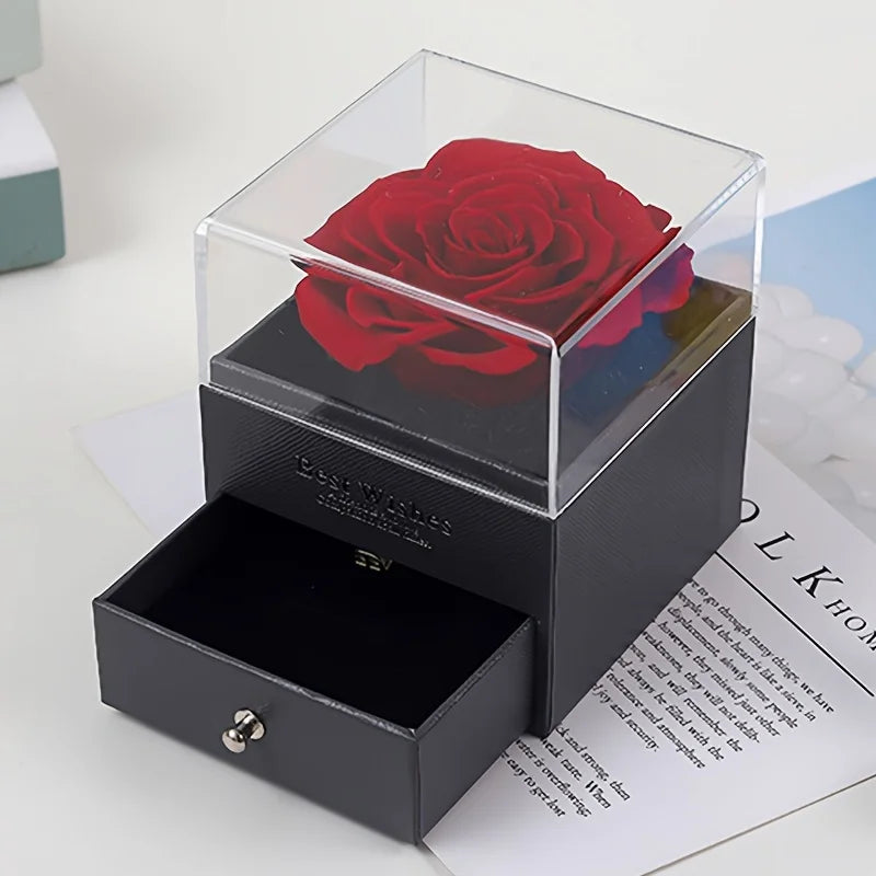 Amour Pendant – Evigt Hjärta i Lyxig Rosbox
