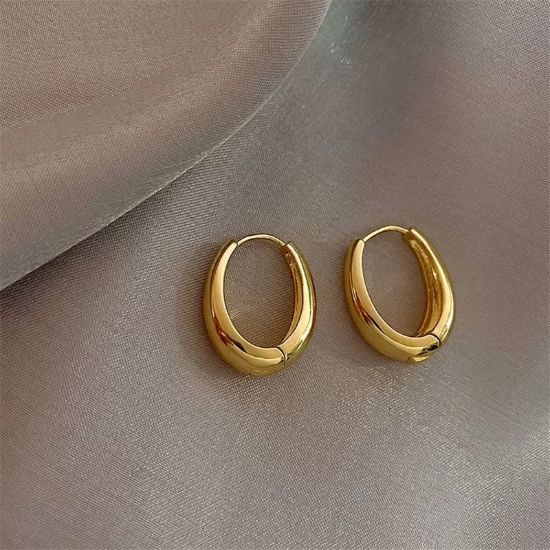 Vintage Hoop Drop Earrings