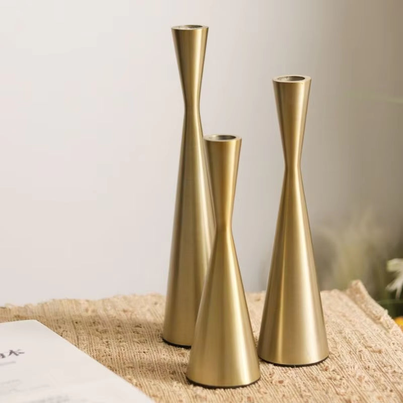 Vintageinspirerad Guldljusstake