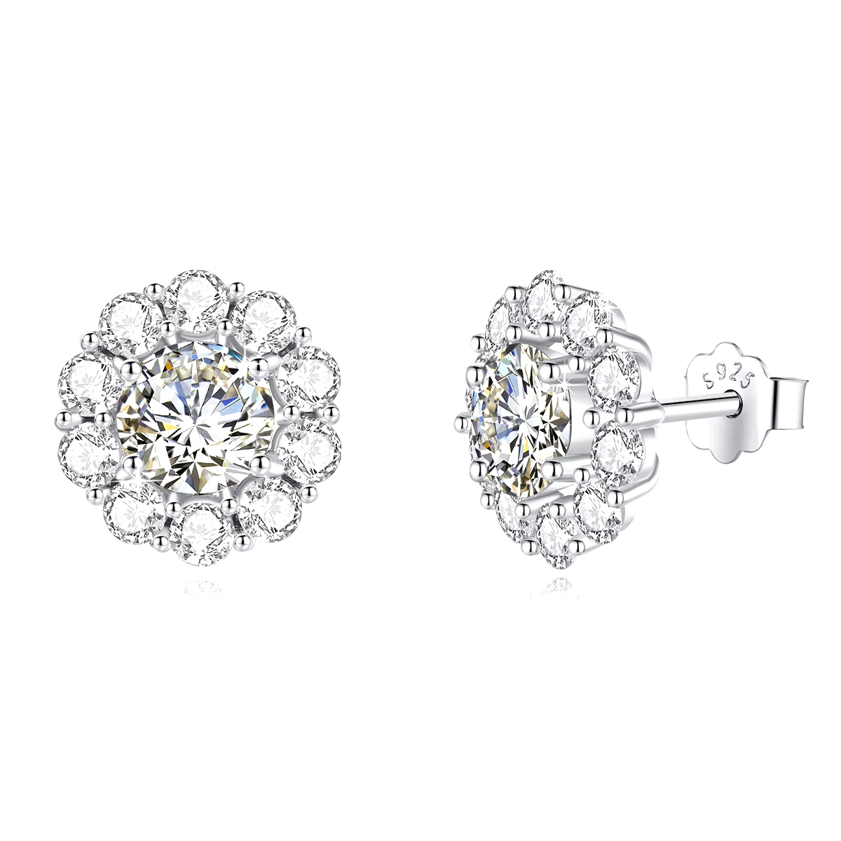 Lumière Moissanite Studs